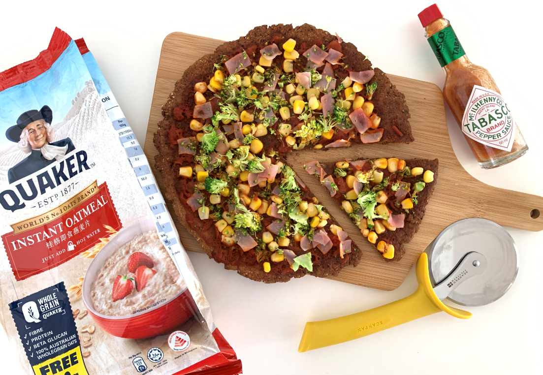 Crusty Oatmeal Pizza
