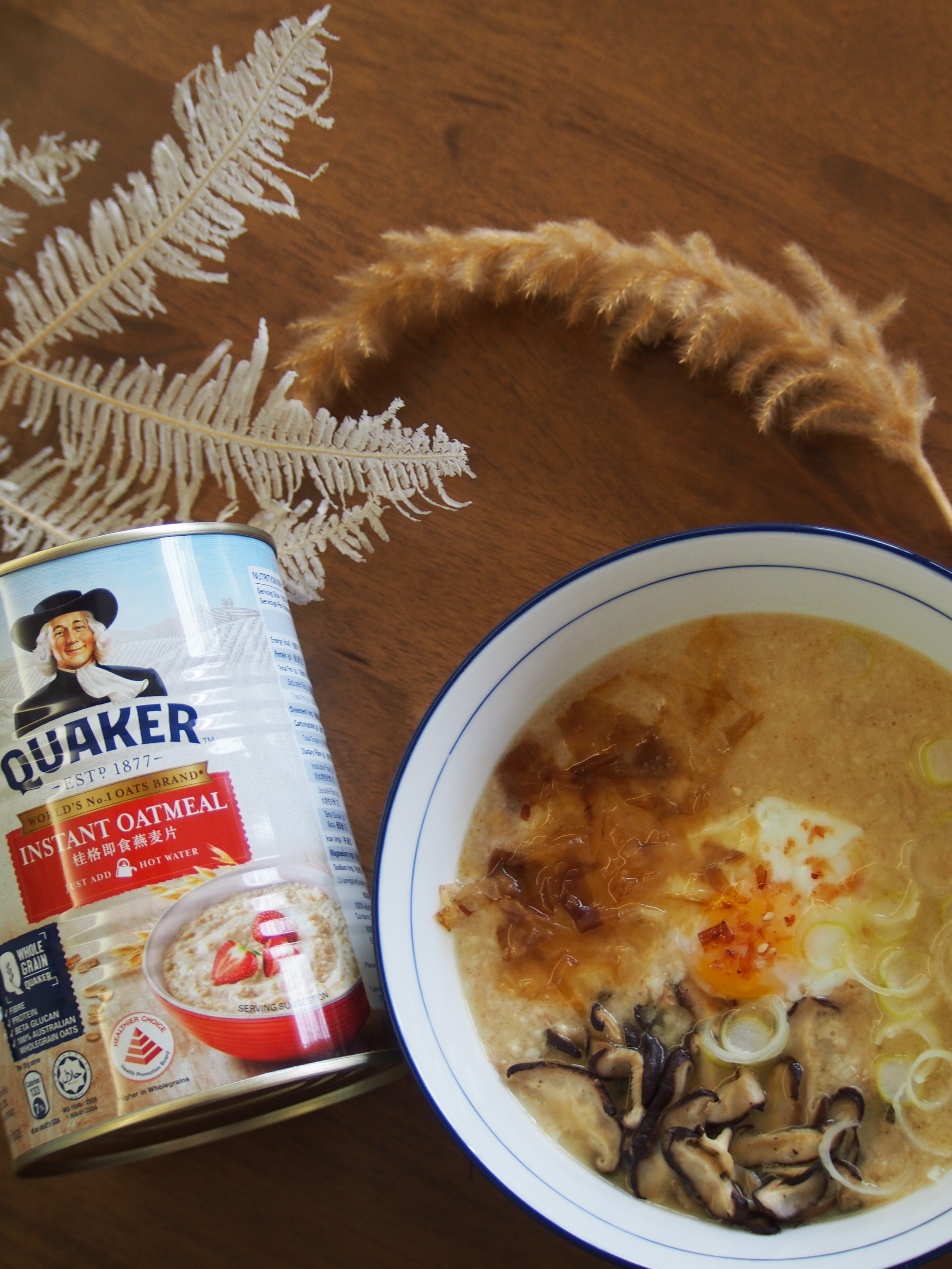 Quaker Healthy Miso Oatmeal Porridge for Busy Families