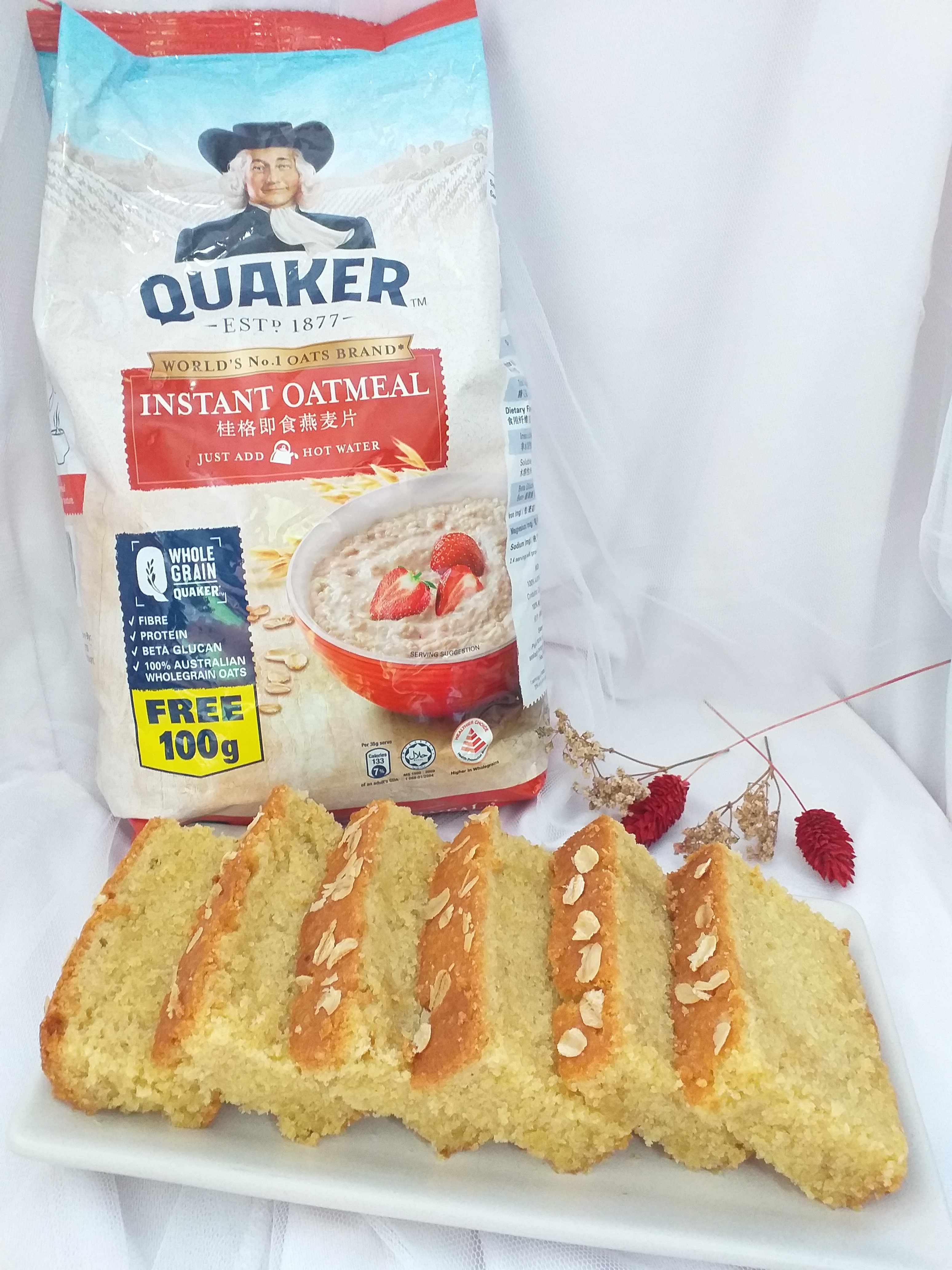 Grandma's Oatmeal Pound Cake